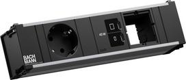 Bachmann CONI Einbausteuerleiste 1x CEE7/3 1x USB-C PD 45W 1x CM 0,2m BM0024208