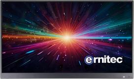 Ernitec 0070-24124-HDMIPOE 24 Full-HD Surveillance Monitor PoE HDMI-over-IP 24/7 Betrieb