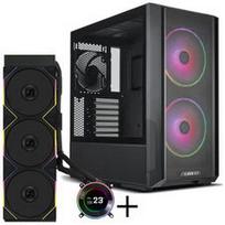 Lian Li LANCOOL 216 PC-Gehäuse Bundle + HYDROSHIFT II LCD-C 360TL AiO - schwarz