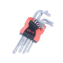 9Pcs Torx Star Allen Key Set - Dual End L-Type Hexagon Spanner, DIY Home Repair Hand Screwdriver Tool Accessory