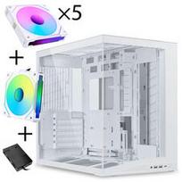 Lian Li O11 Dynamic Mini V2 Total Flow UNI FAN SL INF Edition - weiß (Inkl. Controller)