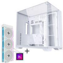 Lian Li O11 Vision Compact Gehäuse Bundle + HydroShift II LCD-S 360TL AiO - weiß