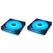 Lian Li UNI FAN SL-INF 140 ARGB Reverse Blade PWM Lüfter, 3er Pack (Ohne Controller) - 140mm, schwarz + 1x UNI FAN SL-INF 140 ARGB PWM Lüfter