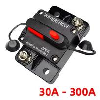 30A-300A Circuit Breaker 12V 24V DC Trolling with Manual Reset Boat Manual Power Protect for Audio Fuse Car 48VDC Waterproof 50A