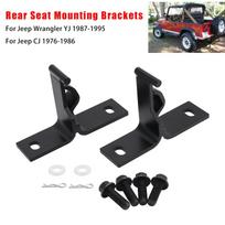 Galinės sėdynės tvirtinimo laikikliai, sulankstomi/nuimami, Jeep Wrangler YJ 1987-1995, CJ 1976-1986