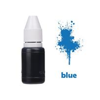 1Pcs 10ml Flash Refill Ink Color Inking Seal Stamp Oil for Wood Paper Wedding Scrapbooking Making Seal Office School Supplies mėlyna