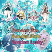 Anime Miku Hatsune Q Versija Ženkliukas Smeigtukas Sagė Stiklinis Veidrodėlis Kagamine Rin Kaito Kolekcionuojamas Dovanų Aksesuarai Cosplay Prekės 58mm