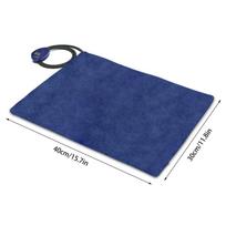 Waterproof Pet Heating Pad Electric Soft Adjustable Temperature Plush for Dogs Cat Indoor Outdoor Puppy Heated Mat Blanket BS 240V