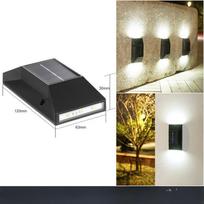 LED saulės sieninis apšvietimas lauko vandeniui atsparus saulės lempos tvora denis sodo terasos takas laiptų gatvės kraštovaizdžio balkono apdaila 1 PCS