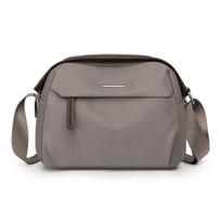 Crossbody Bag Women's Commuter Shoulder Bag Water-Repellent Multi-Compartment Large Capacity Mobile Phone Bag tamsi chaki spalva