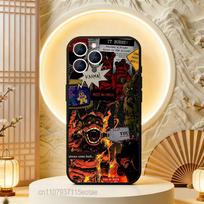 FNAF F-Five-Nights at F-Freddys Skirta iPhone 12,16,13,14,15,17,11,Pro,Max,Plus,E,Air,Mini TPU Minkštas prie odos draugiškas telefono dėklas iPhone13mini