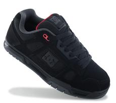 DC Shoes Stag - Vyriški sportbačiai Skeitbordui Skate Batai Juodi 320188-BYR ORIGINALŪS EU 45 juoda
