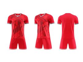 Vaikų futbolo aprangos komplektas treniruotėms ir varžyboms, XS-4XL S raudona