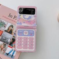 Cute Case for Samsung Z Flip 5 4 3 6 Case Strap Ins Korean Phone Cases for Samsung Galaxy Z Flip 6 ZFlip 3 4 Hand Chain Cover for Samsung Z Flip 5