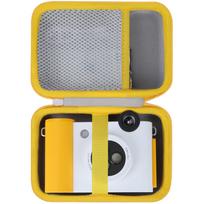 Kodak Digital Instant Print Camera Photo Printer Compatible with Lebakort Storage Case Smile+ 2-in-1 & (White/Yellow Case)
