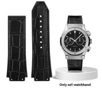 Hublot dirželis BIG BANG Laikrodžio dirželis nerūdijančio plieno sagtelė nemokamas įrankis Vyriškas Naujas natūrali karvės oda Guminis Laikrodžio dirželis 25*19mm Rudas Juodas 4.6 25X19mm