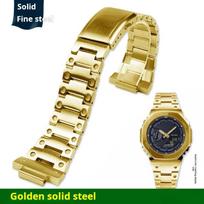 G-SHOCK Casio GA-2100 GA-2110GBM-2100 GM-2100 nerūdijančio plieno laikrodžio apyrankė GA2100 Pakeičiama metalinė juosta vyriškas Apyrankė 16mm GA2100 GA2110 auksinė