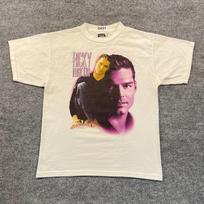 Vintažiniai 1999 m. Tultex Winterland Ricky-Martin marškinėliai, jaunimo dydis L, 19x24, balti M