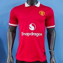 Manchester United Raudonas Gerbėjų Edition Polo Futbolo Marškinėliai (S-2XL) S raudona