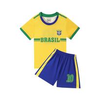 Brazilijos Nacionalinės Komandos Vaikų Treniruočių Kostiumas, 10 Numerio Marškinėliai (Dydžiai 14-30), 2024-25 Sezonas 150