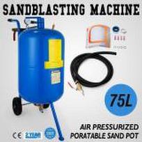 SucceBuy Sand Blaster 10Gal Pot Sandblaster 125Psi Pressure Sand Blasting Complete Kit for Special Surface Treatment of Material