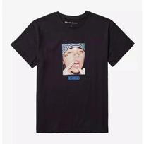 Billie Eilish Glasses Portrait Printed Casual Fashion Summer T-shirt for  and  Loose Oversized Retro Cotton T-shirt S juoda