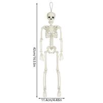 40cm Helovino Kaukolė Skeletas, Judinamas Skeletas, Žmogaus Formos Kaulai, Helovino Šventės Namų Dekoracijos, Vaiduoklių Namo Siaubo Rekvizitas