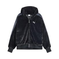 PUMA Unisex Race Ahead Fur Hooded Jacket Black 636081-01 S