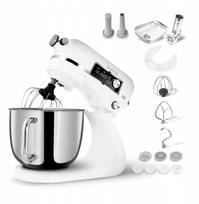 Salente DigiChef+ virtuvinis kombainas, 6 litrų dubuo, visiškai metalinis, mėsmalė, skaitmeninis ekranas, White | 2055159658821 | 8595683205498