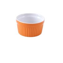 4Pcs Colorful Ramekins for Baking Oven Safe Condiment Dish Souffle Cups  Desserts M geltona