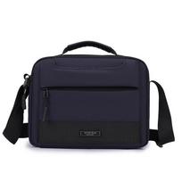 Durable Crossbody Bag Men's Large Capacity Water-Repellent Shoulder Bag Commuter Business Handbag mėlyna