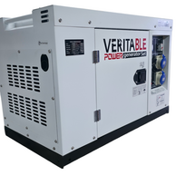 8kw/10kVA tylus dyzelinis generatorius su raktiniu užvedimu
