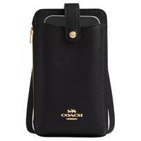 Coach Odinis kryžmai nešiojamas dėklas telefonui, juodas, kasdienis, kelionėms CW387IMBLK Basic Set (Bag+Dust Bag)