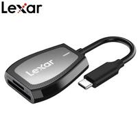 Lexar kortelių skaitytuvas Originalus Micro USB 3.2 C tipo į SD Micro SD TF adapteris Priedai OTG Kortelių skaitytuvas Išmanusis atminties SD kortelių skaitytuvas Dviejų lizdų skaitytuvas TF/SD Card Reader【Type-C interface】