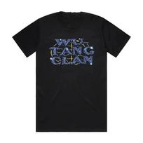 Wu-Tang Clan Retro 3D Pasaulio Kamuolio Logotipo Grafinis Unisex Sunkios Medvilnės Oversized Hip Hop Gatvės Stiliaus Marškinėliai 4XL