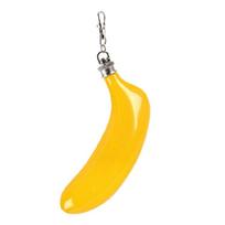 Elegantiškos 5 oz nerūdyjančio plieno banano formos kišeninės flaskos, atsparios rūdijimui, lengvai valomos, puikiai tinka dovanai ir kolekcionieriams geltona