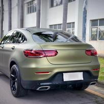 Automobilio plėvelė Matinė Šviesiai žalia Automobilio vynilinė plėvelė PVC Spalvą keičianti lipdukas PET Be burbuliukų Automobilio priedai Automobilio lipdukai 10x152cm