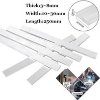 1 vnt. 6061 kvadratinio aliuminio plokščias strypas stačiakampio aliuminio strypas storis 3-8 mm, plotis 10-30 mm, ilgis 250 mm 3x10x250mm