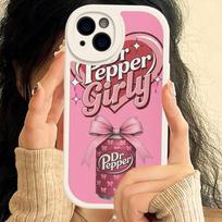 Soft Drink Brand Dr Pepper For IPhone 16 15 14 16E 13 12 11 Pro Max Plus Phone Leather Case 11 pro max