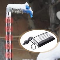 Water Pipe Heat Blanket 110V Antifreeze Cover 38.5 X 6 Inch Aluminum Foil Water Heat Trace Blanket For Metal Pipe Freeze raudona