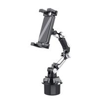 Car Cup Holder Tablet & Phone Mount Universal Stand Adjustable Long Arm For iPad Samsung Kindle Hands-Free Navigation Holder