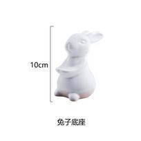Solid Color Rabbit Ceramic Tray, Cake Rack, Dessert Tray, Fruit Tray, Sushi Board, Wedding Dessert Display Tool, Home Decoration