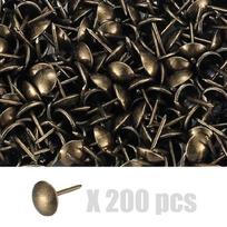 Profesionalūs 11x17mm antikvarinio metalo apmušalų vinukai Dekoratyviniai baldų vinukai kėdei, sofai, restauracijai ir dekoravimui 1