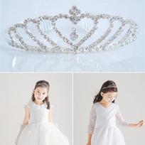 New Crown Stylish Rhinestone Princess Headband Diadem Wedding Bridal Pin Wholesale