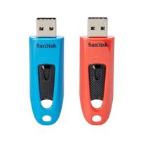 Sandisk Ultra 64GB SDCZ48-064G-G46BR2 Blue/ Red 2pcs