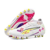 Graffiti Children Teen Football Boots Spikes And Nails Competition Training Artificial Grass 35