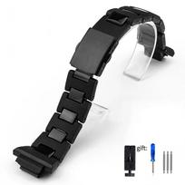 Plastikinė laikrodžio apyrankė Casio G-Shock DW-5600 DW-5025 GW-M5610 DW-5000 GA2100GBX-100 laikrodžio apyrankei-žiedui su įrankiais Dirželis 16mm 16mm juoda
