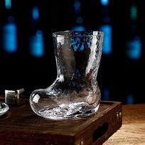 300ml Glass Beer Boot Mug for Oktoberfest Celebrations, St Patrick's Day, Bachelor or Bachelorette, Festivities Bar Tool 300ml