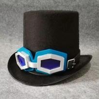 Karštas Anime Sabo Veltinė Kepurė Akiniai Formali Skrybėlė Cosplay Rekvizitas Helovino Kalėdų vakarėliui Karnavalo Šou Aksesuaras Option 1