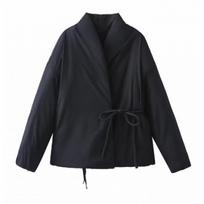 European & American Women's Three-Color Double-Breasted Kimono-Style Casual Long-Sleeve Jacket Large juoda